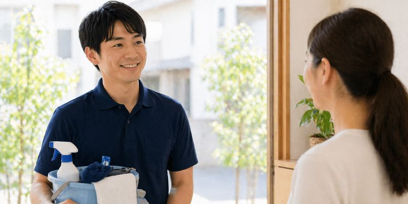 地域密着で相談しやすいハウスクリーニングのイメージ